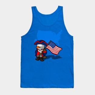 Proud American 4th Of July Cute Patriotic American Eagle Independence Day Tank Top